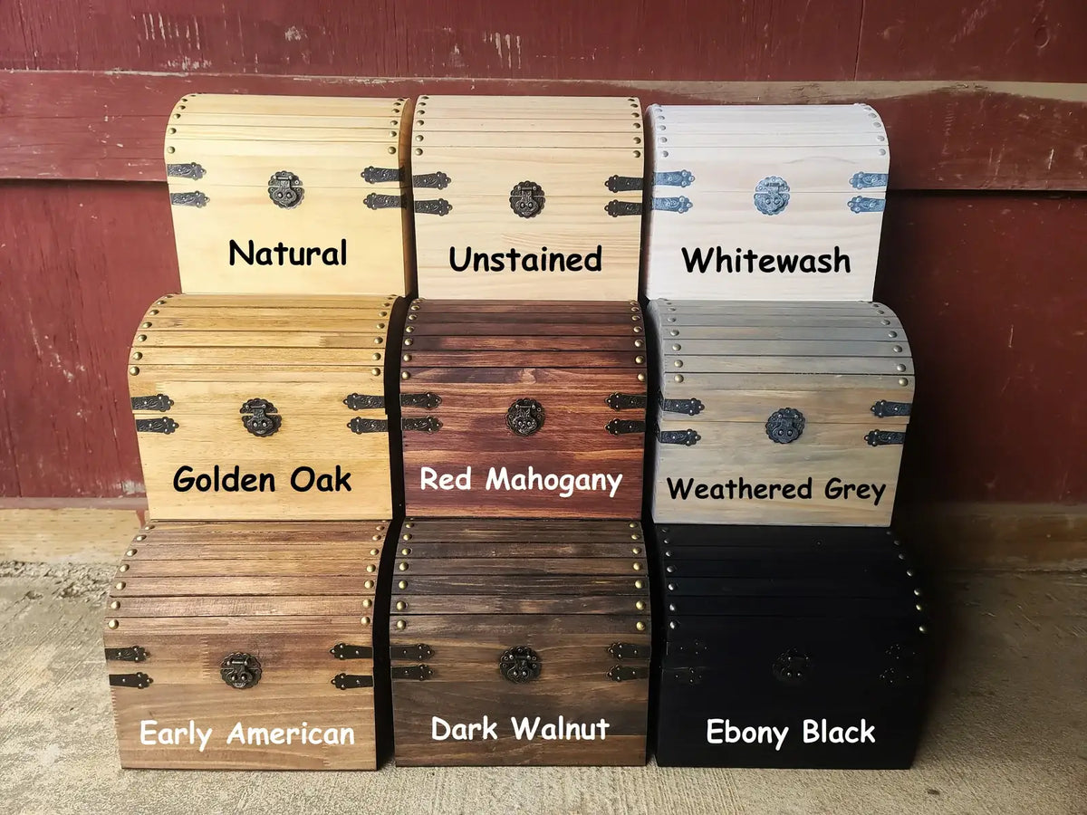 Personalized Wooden Keepsake Chest