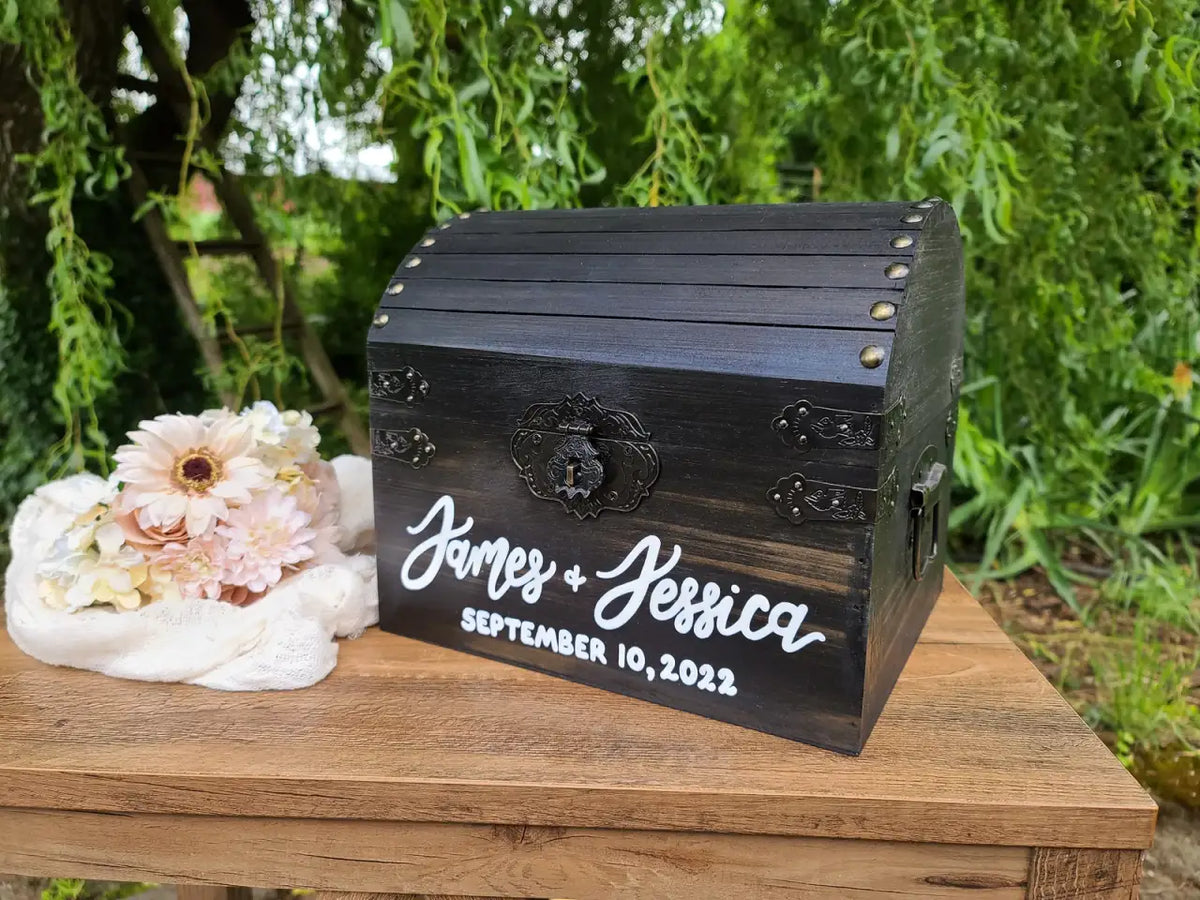 Personalized Wooden Keepsake Chest