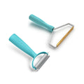 Pet Deshedding Tool for Medium and Long-Haired Pets, Soft Claw-Like Teeth and Cleaner Bundle — 1 Pack