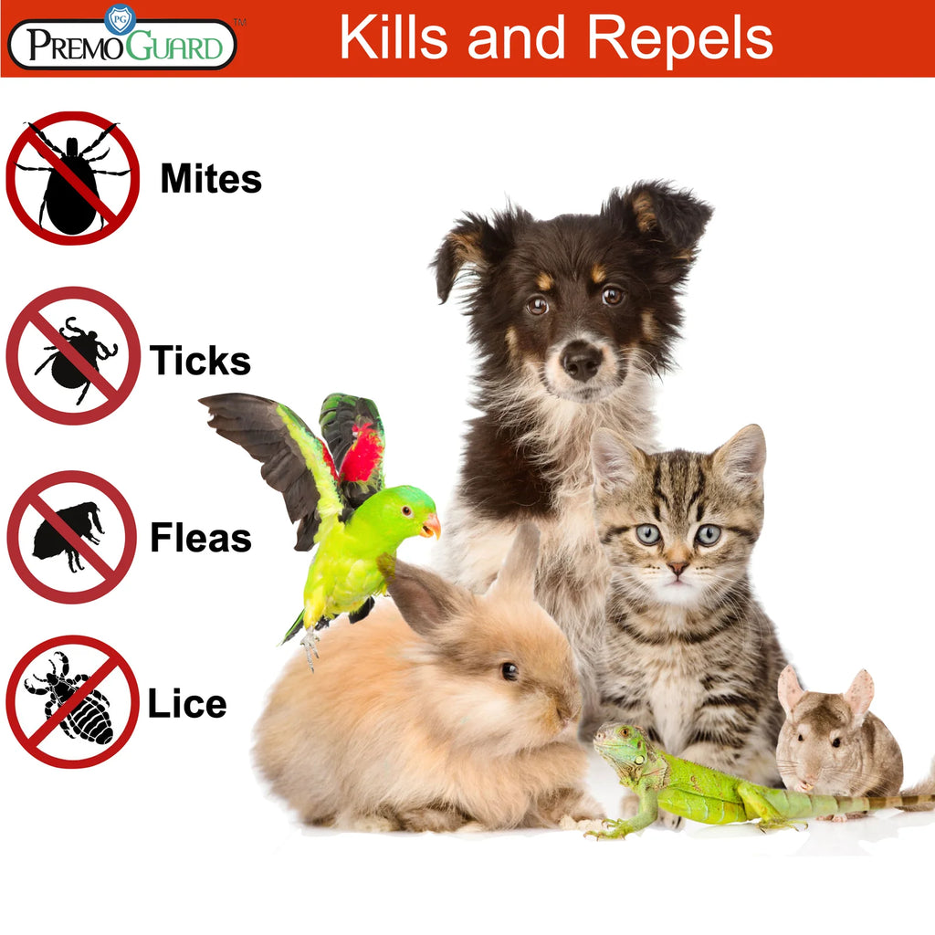 Pet Flea and Tick Spray, 32 oz Essential Oil Formula for Pets, Bedding and Everyday Living Spaces