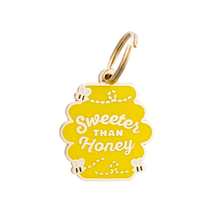 Pet ID Tag in Sweeter Than Honey Style