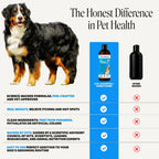 Pet Shampoo and Conditioner 2-in-1, 16 Ounce Soothing Aloe and Oatmeal Bath Wash for Dogs and Cats