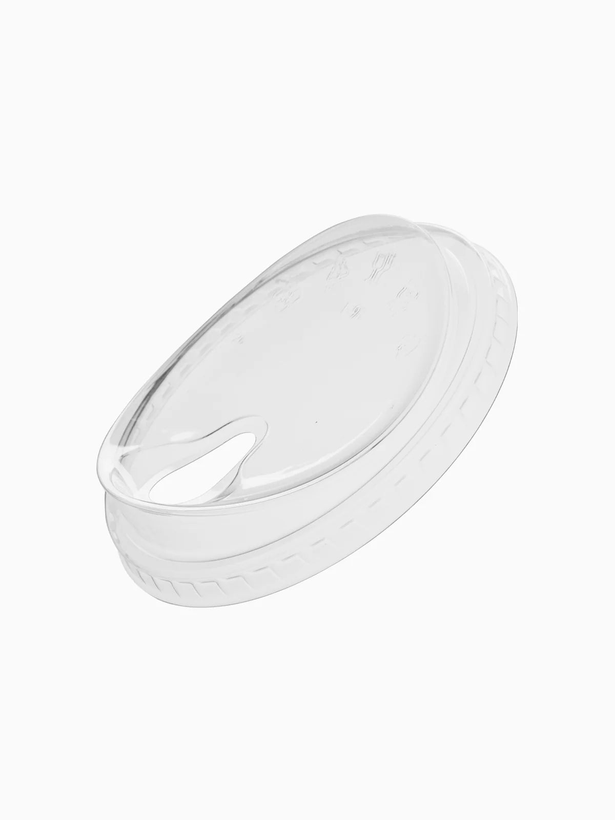 PET Sip Lids, 98mm, in a Bulk Case of 1000 Recyclable Lids for Stocking Your Beverage Service Station — Sip