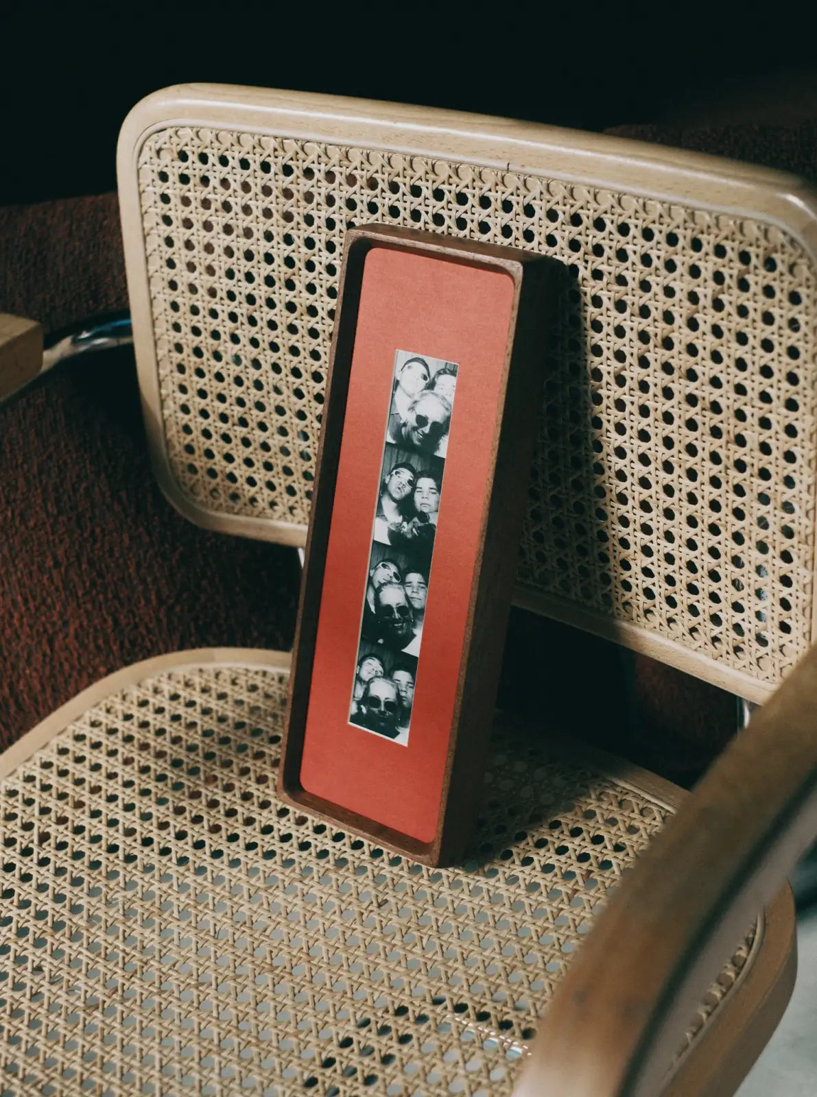 Photobooth Frame in Bevelled Solid Walnut