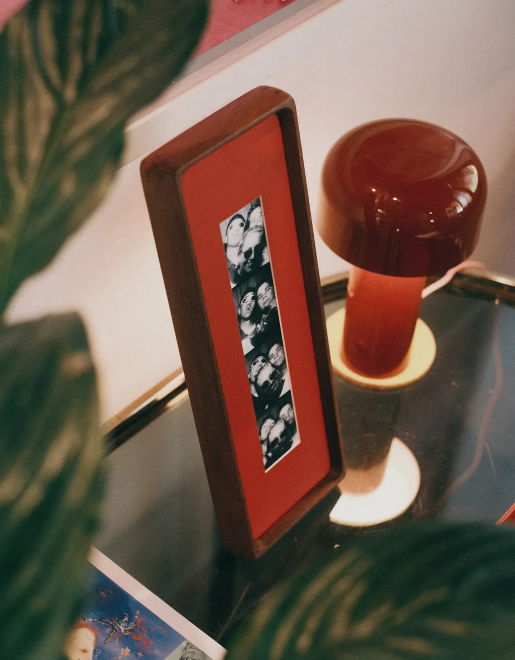 Photobooth Frame in Bevelled Solid Walnut