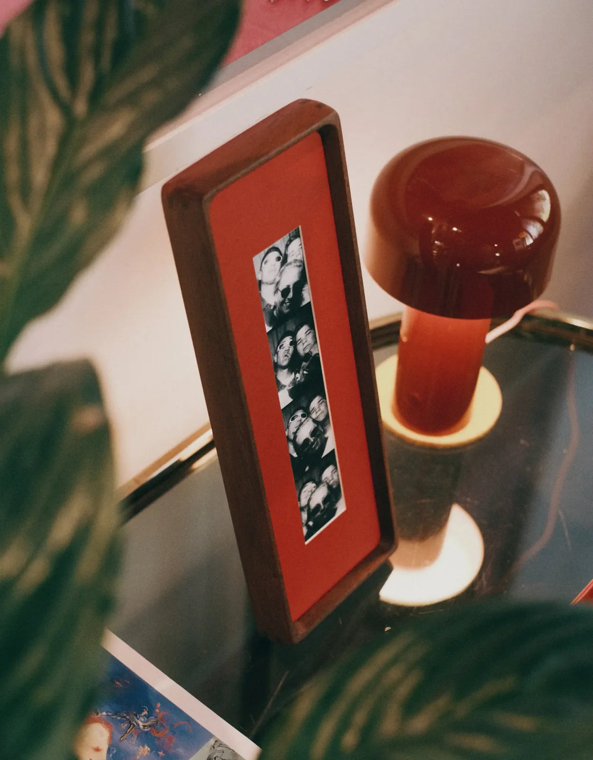 Photobooth Frame in Bevelled Solid Walnut