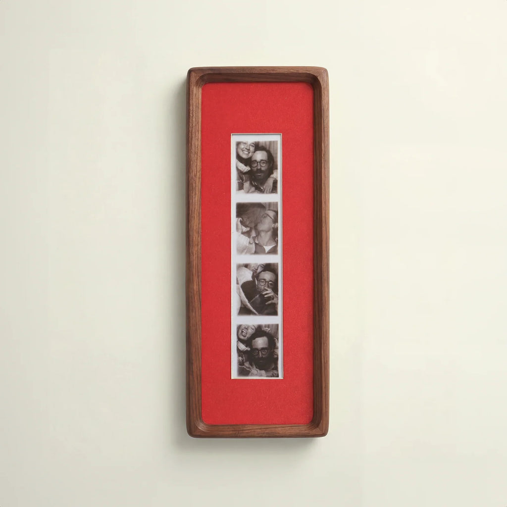 Photobooth Frame in Bevelled Solid Walnut