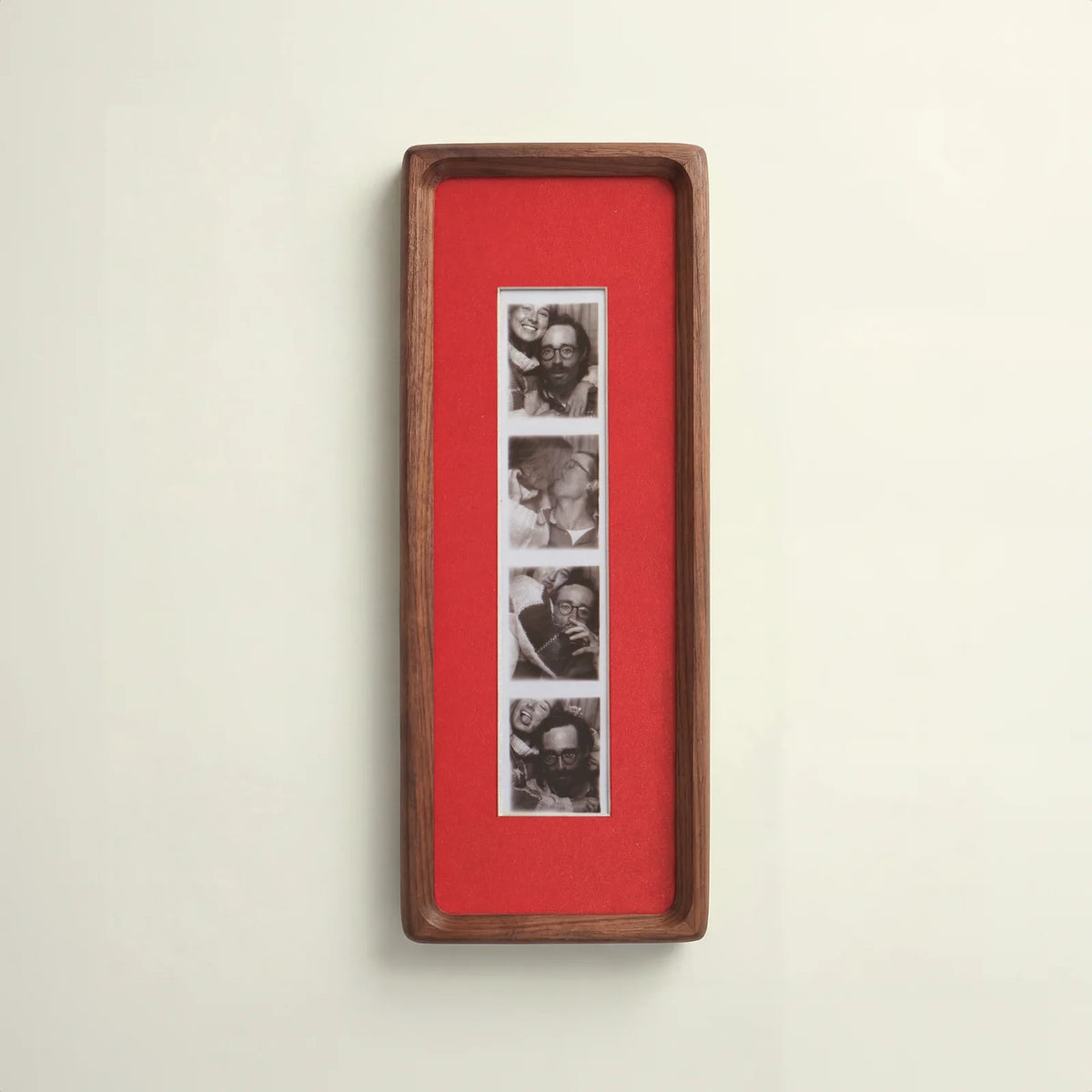 Photobooth Frame in Bevelled Solid Walnut