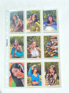 Photocard Binder Refill Pages, A4 9-Pocket 11-Hole Side-Loading Sleeves for 61 x 91 mm Double-Sleeved Cards