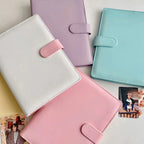 Photocard Binder with PU Leather Cover, 6 O-Ring Design and Optional 20 Four-Pocket A5 Inner Sheets