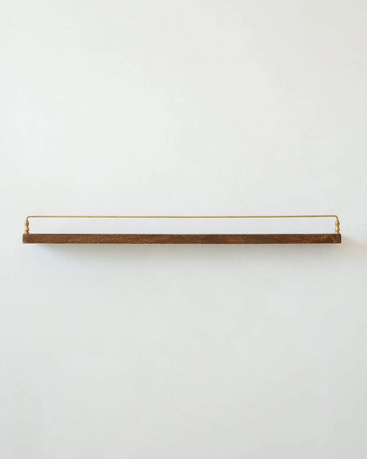 Picture Ledge Wall Shelf in Mango Wood, 36"