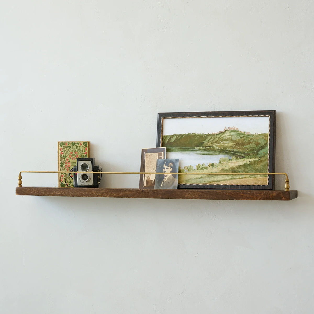 Picture Ledge Wall Shelf in Mango Wood