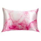 Pink Tie-Dye Silk Pillowcase