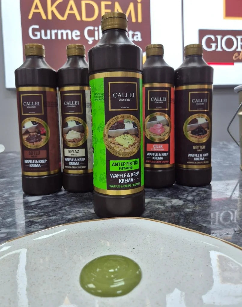 Pistachio Dessert Sauce with 6% Antep Pistachio and a Smooth Pourable Texture for Ice Cream and Pastries