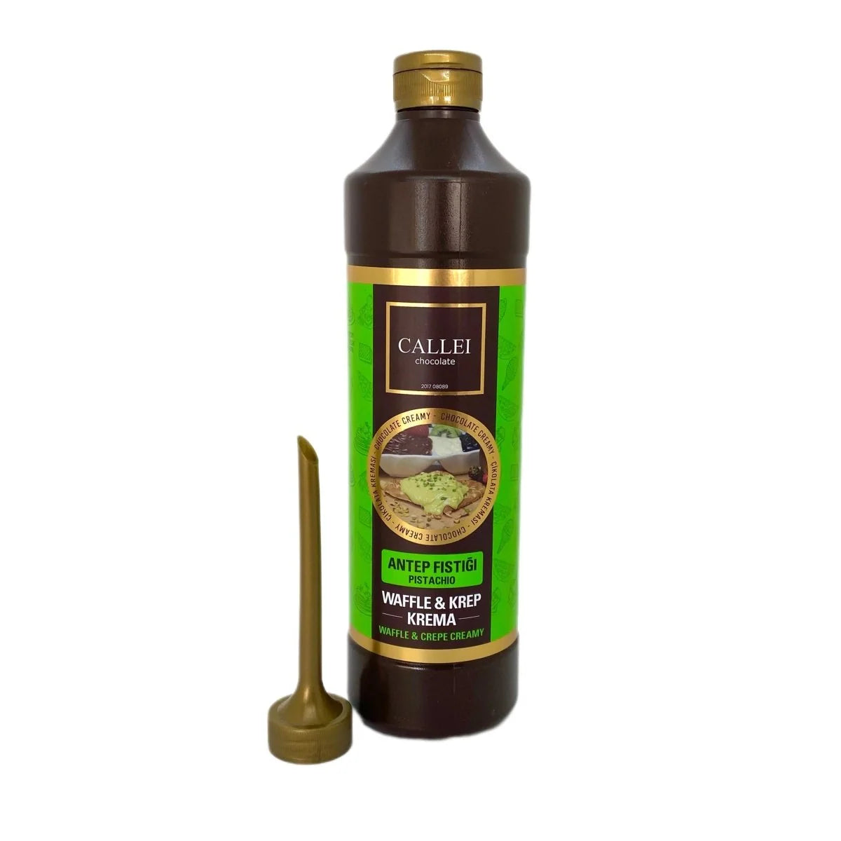 Pistachio Dessert Sauce with 6% Antep Pistachio and a Smooth Pourable Texture for Ice Cream and Pastries
