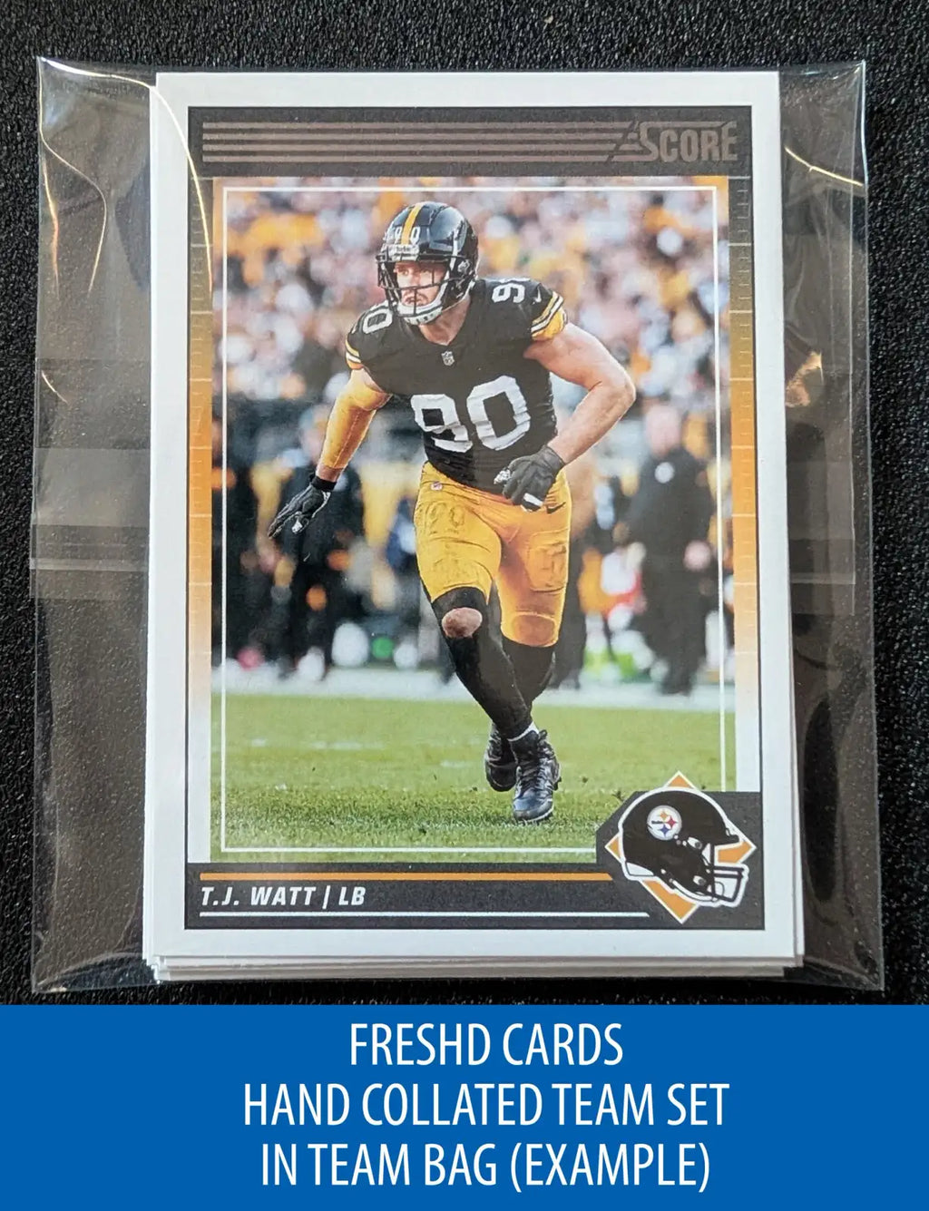 Pittsburgh Steelers Football Trading Card Team Set, Complete