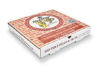 Pizza Boxes for Takeout, 16 x 16 x 2 Inches, 50 per Bundle with Quick Tab-Locking Assembly and Kraft Interior