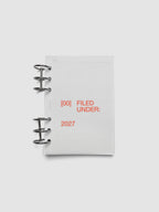 Planner Dashboard Overlays for 2027, 13 Translucent Vellum Layers Including a Front Cover and Monthly Set