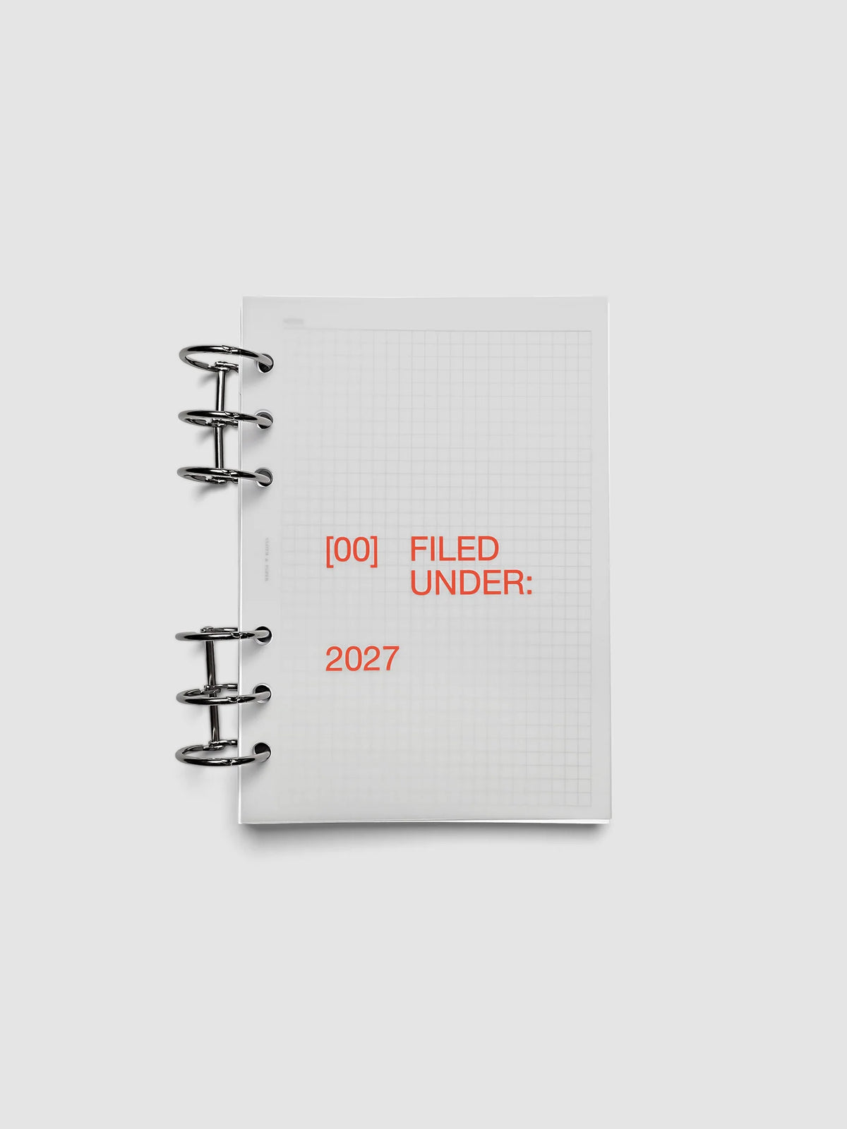 Planner Dashboard Overlays for 2027, 13 Translucent Vellum Layers Including a Front Cover and Monthly Set