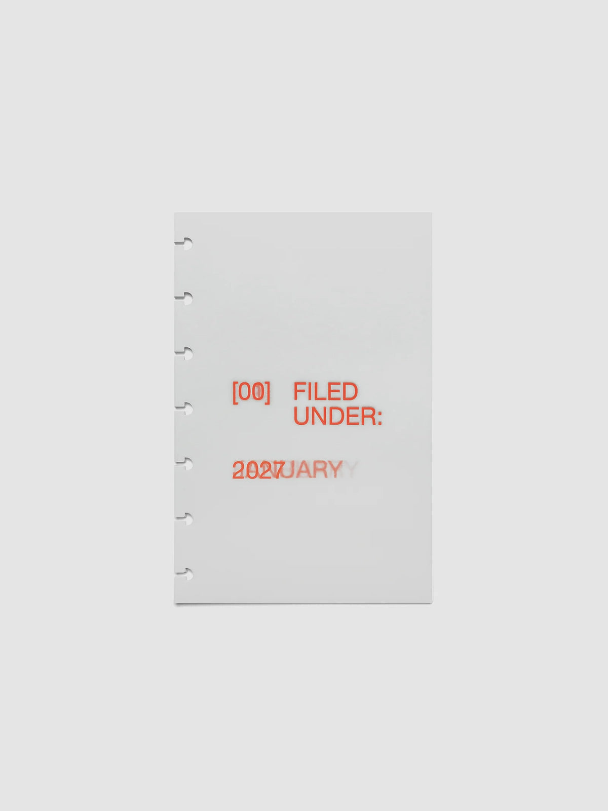 Planner Dashboard Overlays for 2027, 13 Translucent Vellum Layers Including a Front Cover and Monthly Set