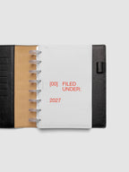 Planner Dashboard Overlays for 2027, 13 Translucent Vellum Layers Including a Front Cover and Monthly Set