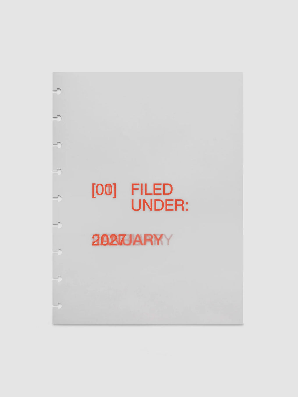 Planner Dashboard Overlays for 2027, 13 Translucent Vellum Layers Including a Front Cover and Monthly Set
