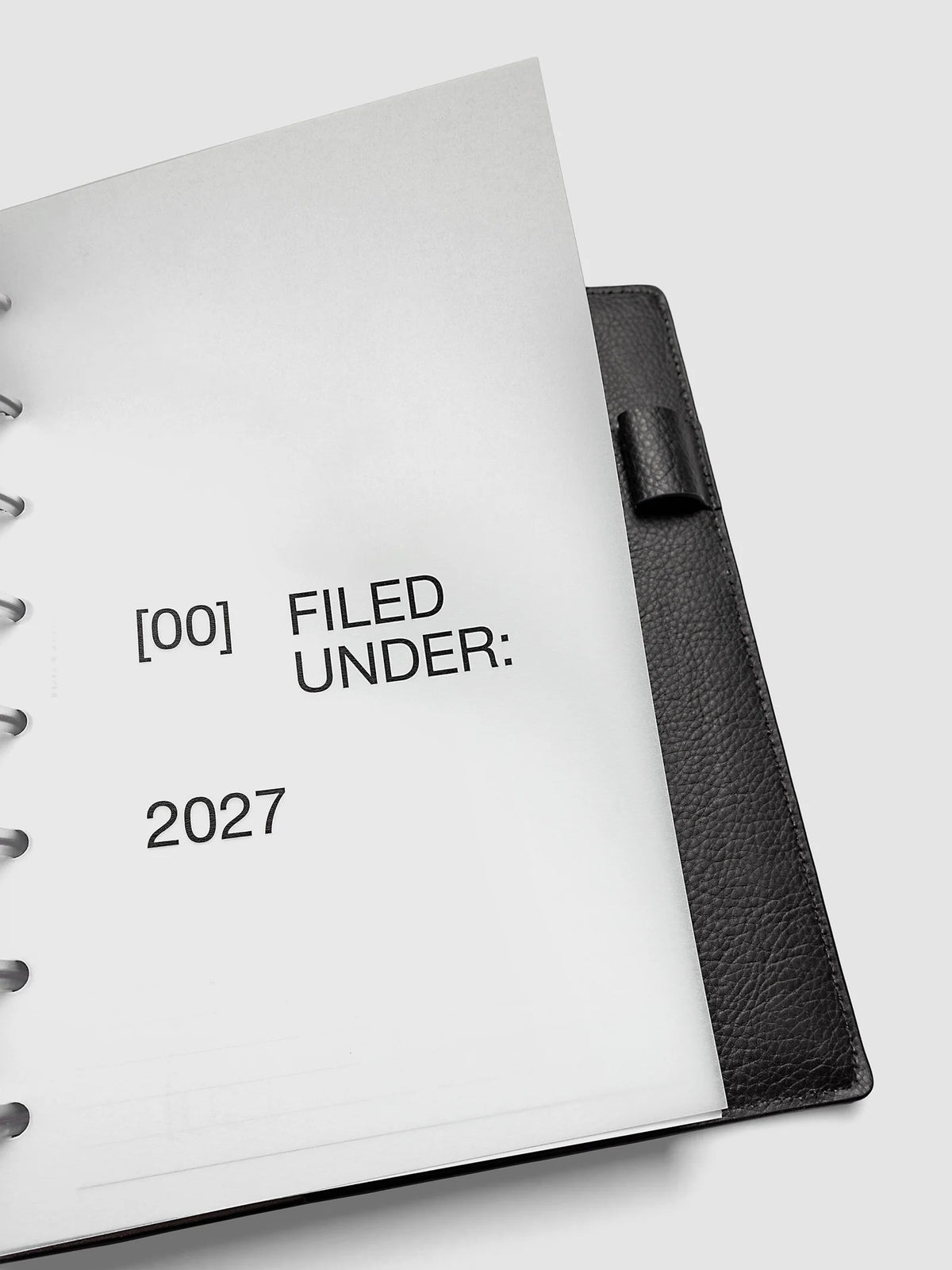 Planner Dashboard Overlays for 2027, 13 Translucent Vellum Layers Including a Front Cover and Monthly Set