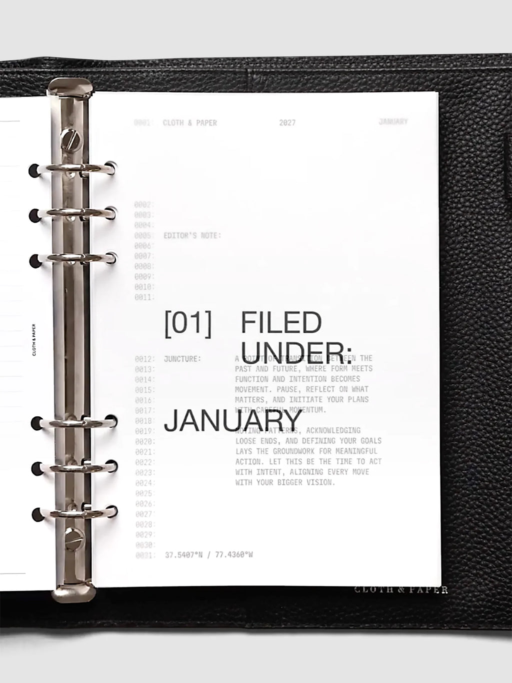 Planner Dashboard Overlays for 2027, 13 Translucent Vellum Layers Including a Front Cover and Monthly Set