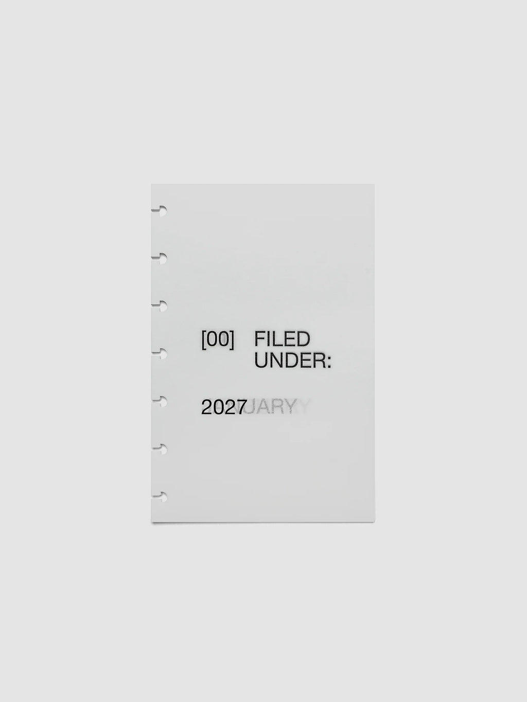 Planner Dashboard Overlays for 2027, 13 Translucent Vellum Layers Including a Front Cover and Monthly Set