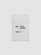 Planner Dashboard Overlays for 2027, 13 Translucent Vellum Layers Including a Front Cover and Monthly Set