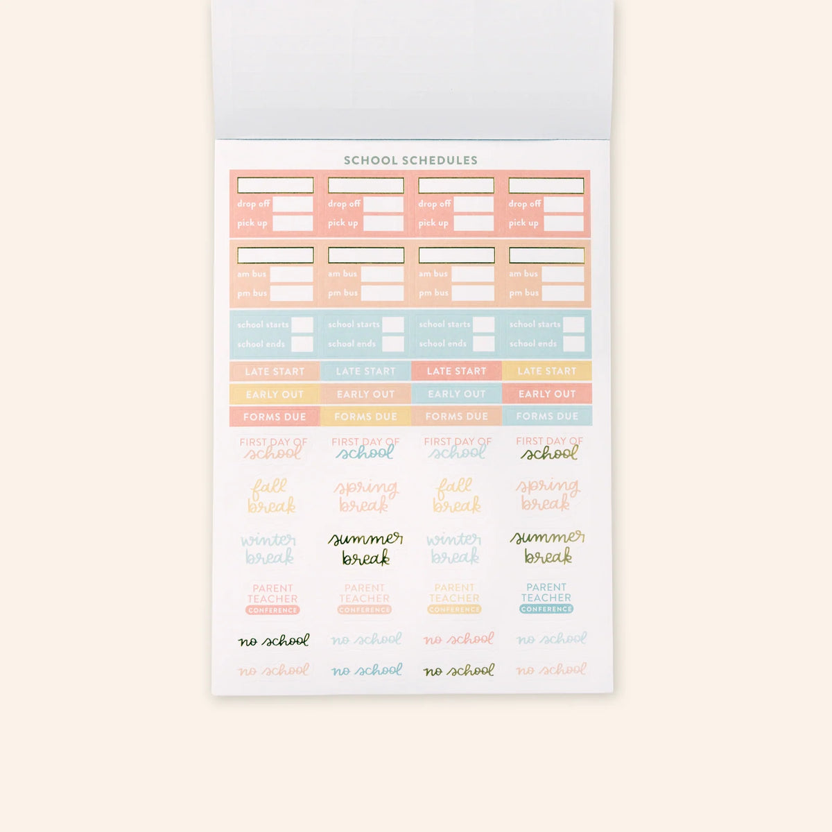 Planner Sticker Book