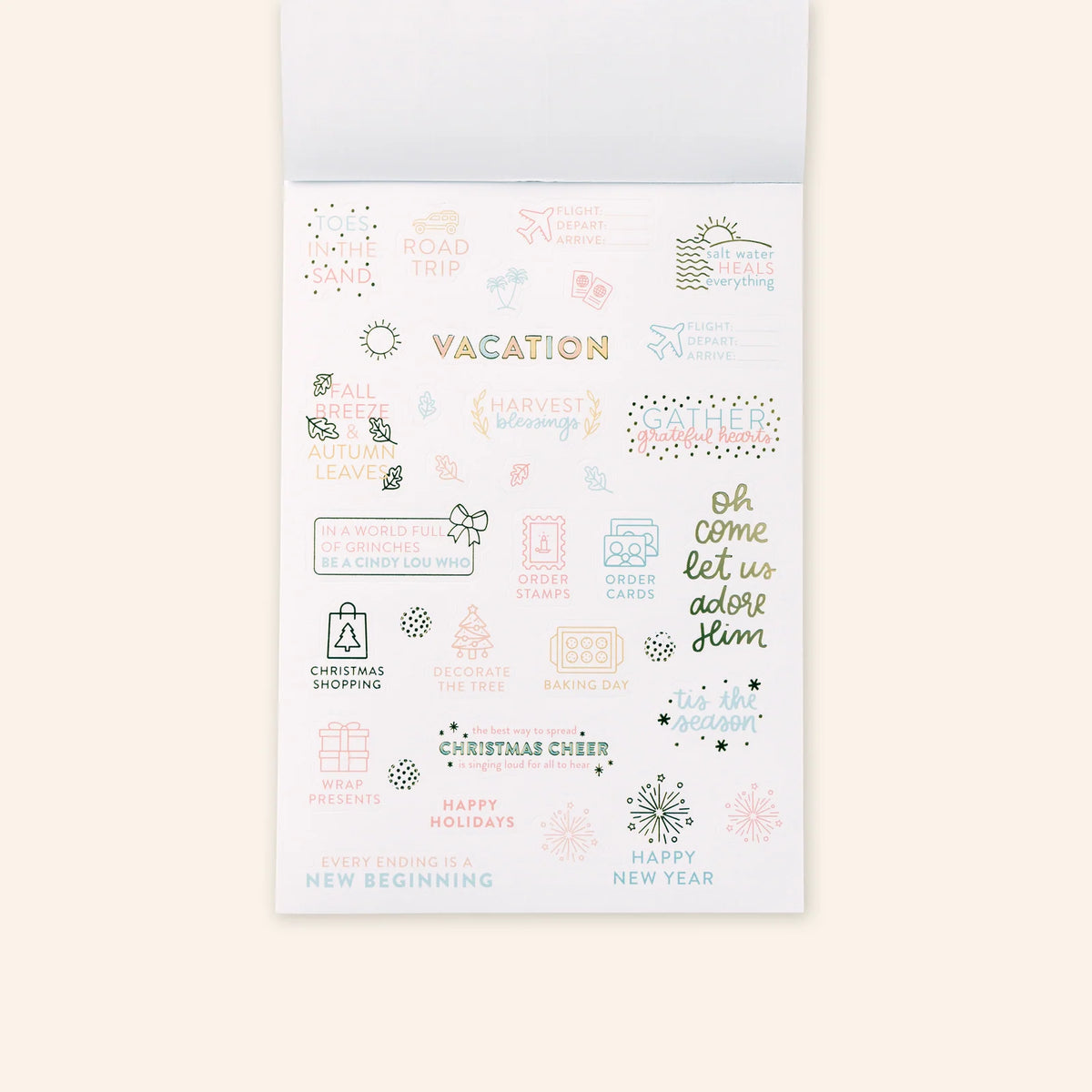 Planner Sticker Book