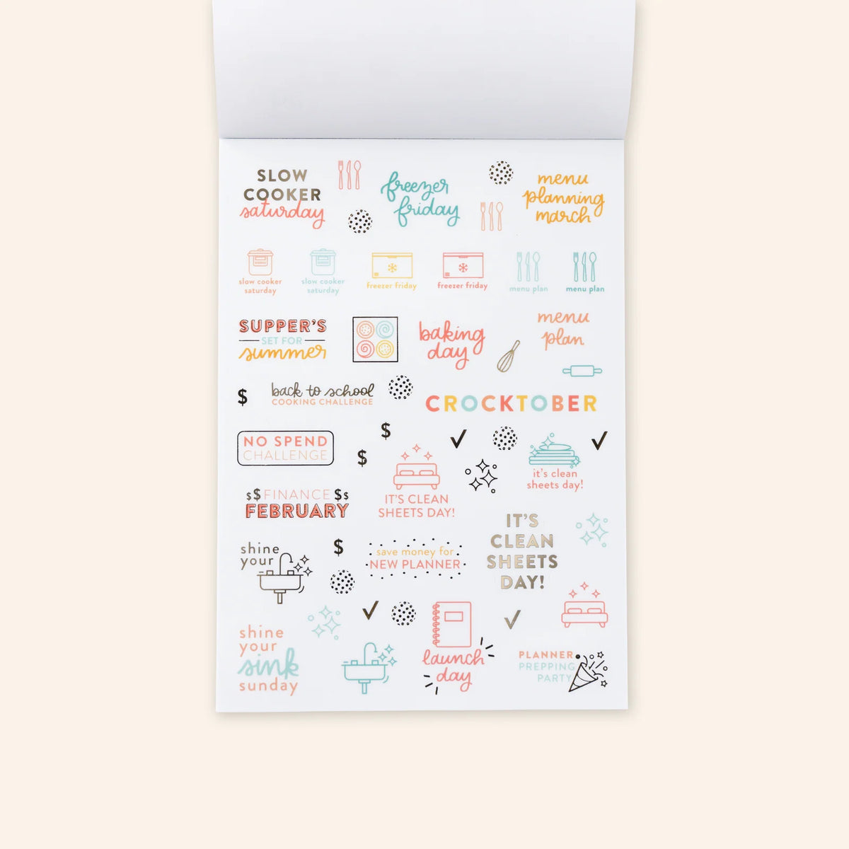 Planner Sticker Book