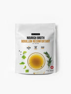 Plant-Based Broth Blend with Low Sodium and Savory Chicken Flavor for Sipping and Everyday Cooking