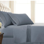 Pleated Microfiber B — Slate Blue / Twin / Slate Blue / Full / Slate Blue / Queen / Slate Blue / Split King / Slate Blue / Ca