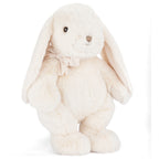 Plush Bunny with Velvety Cream Fur and Floppy Ears, a Soft Companion for Cuddles and Nursery Decor