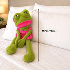 Plush Character Doll for Recreating Everyday Moods and Sharing Playful Moments, in Blue or Pink