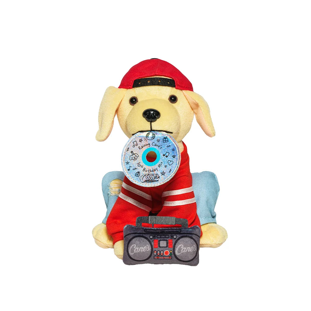 Plush Puppy Stuffed Animal Celebrating a 30th Birthday Milestone