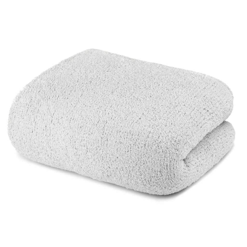 Plush Throw Blanket in 52 x 70 Inches, 52*70-Soapstone