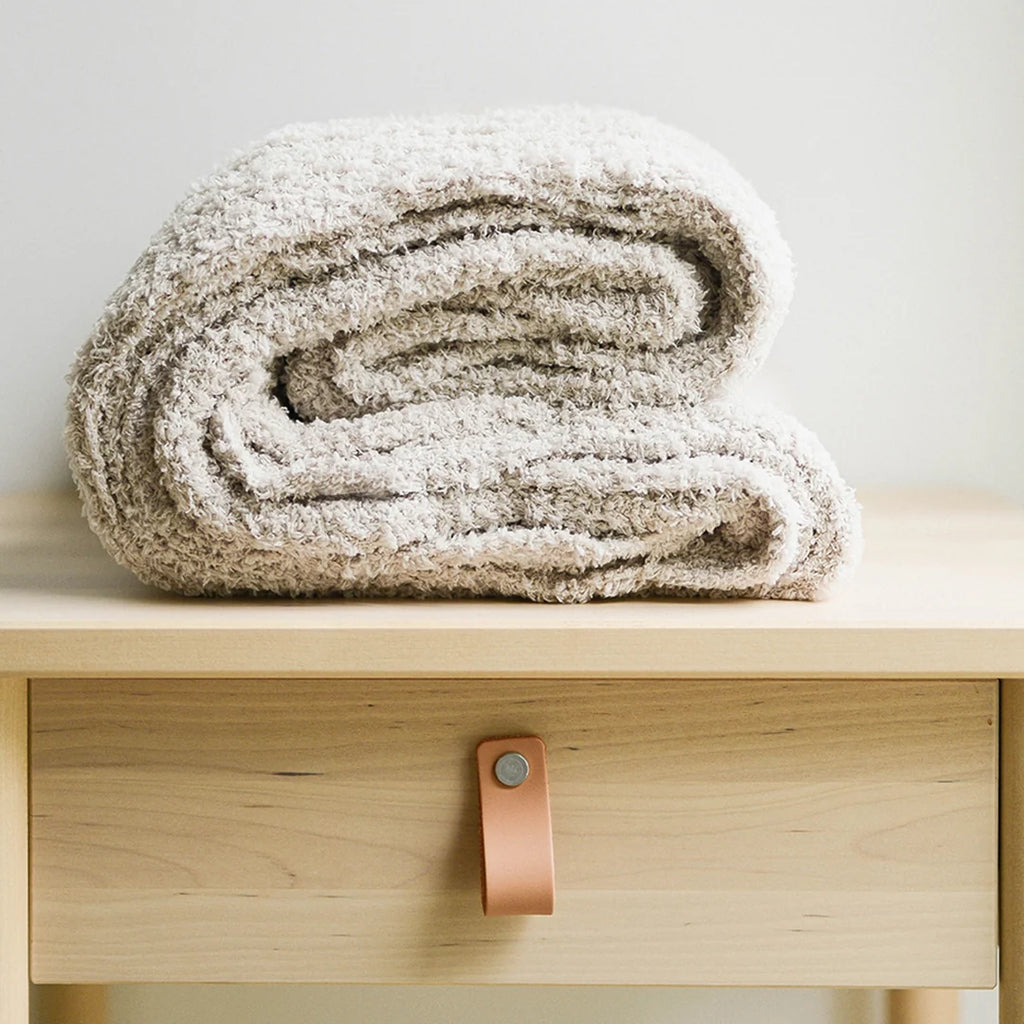 Plush Throw Blanket, Pebble