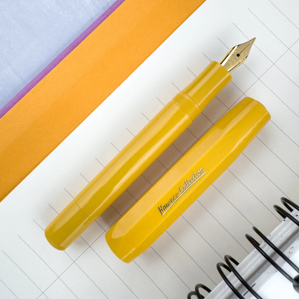 Pocket Fountain Pen in Honey Yellow