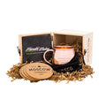 Polished 16 oz Copper Barrel Mug