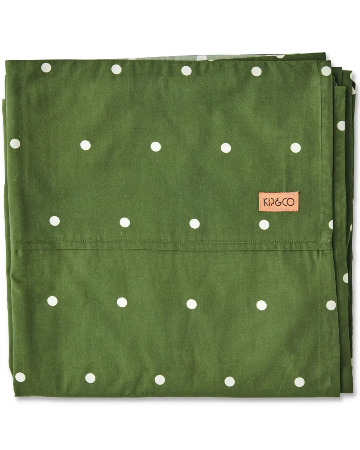 Polka Dot Flat Sheet in 100% Organic Cotton