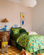 Polka Dot Flat Sheet in 100% Organic Cotton