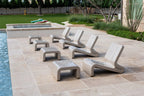 Polyethylene Resin Outdoor Ottoman