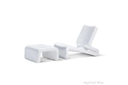 Polyethylene Resin Outdoor Ottoman