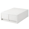 Polypropylene Storage Case, White Gray