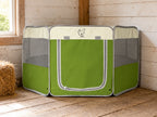 Pop-Up Chick Brooder Pen with Enclosed Octagon Design, Zippered Access and Flat-Folding Indoor Setup