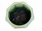 Pop-Up Chick Brooder Pen with Enclosed Octagon Design, Zippered Access and Flat-Folding Indoor Setup