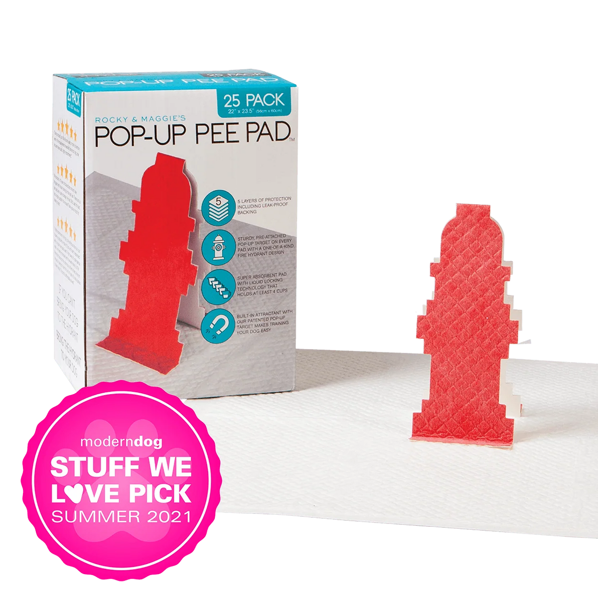 Pop-Up Dog Pee Pads